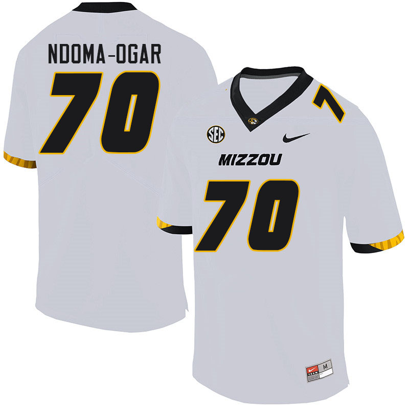 Men #70 EJ Ndoma-Ogar Missouri Tigers College Football Jerseys Sale-White
